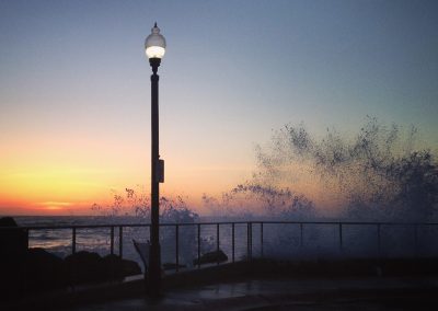 Wave Crashing at Rockaway