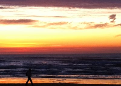 Ocean Beach Sunset Walk