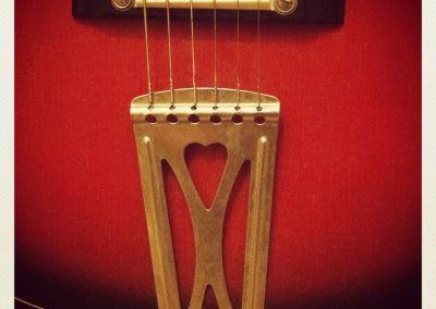 Old guitar crafted with love