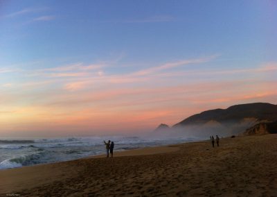 Montara Beach Fog Sunset 2