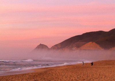 Montara Beach Fog Sunset V