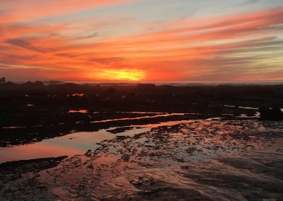 Mavericks Sunset at Low Tide H