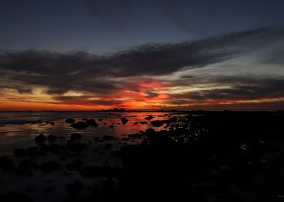 Mavericks Dark Sunset centered