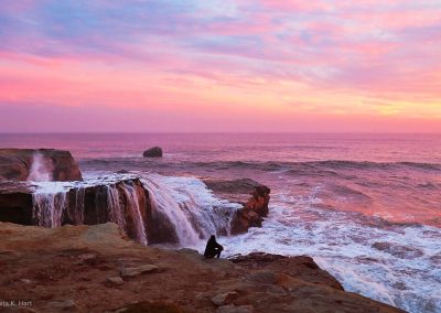 Santa Cruz sunset zen