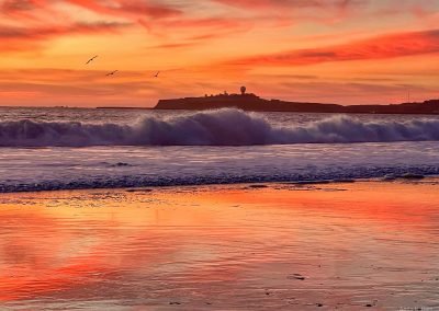 Epic November sunset at Miramar Beach